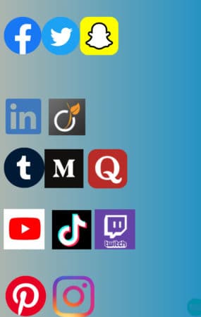 icones Réseaux sociaux